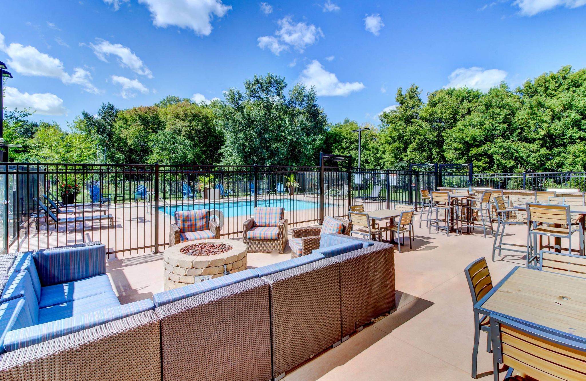 Viridian Central 2. Pool at the Apartments at Westwood in n Blaine, MN.